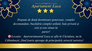 Apartament Luca - Călimăneşti - 8