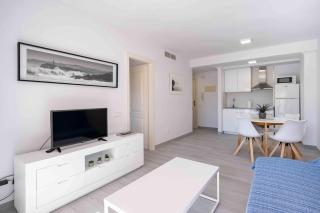 1 dormitorio con piscina y bonitas vistas al mar en playa la Fossa - Calpe - 9