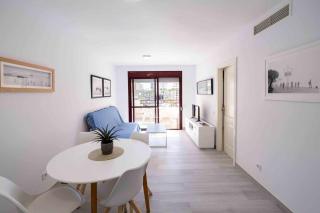 1 dormitorio con piscina y bonitas vistas al mar en playa la Fossa - Calpe - 4