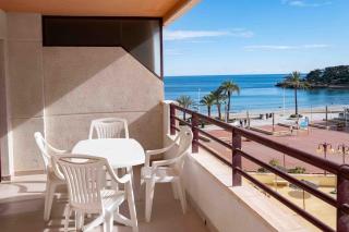 1 dormitorio con piscina y bonitas vistas al mar en playa la Fossa - Calpe - 0