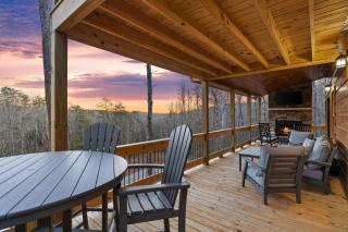 Outdoor Fireplace TV Hot Tub Pool Table Arcade - 5