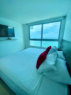 2P1-AL APARTAMENTO DE 2 ALCOBAS FRENTE AL MAR CON AIRE ACONDICIONADO Y WIFi - Cartagena de Indias - 4