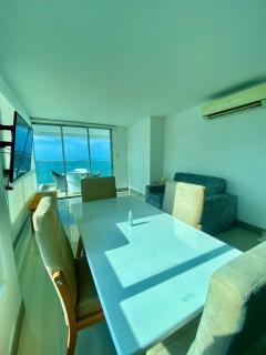 2P1-AL APARTAMENTO DE 2 ALCOBAS FRENTE AL MAR CON AIRE ACONDICIONADO Y WIFi - Cartagena de Indias - 6