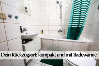 Großzügige 3R Altbau FeWo mit 2SZ, WZ, Smart-TV, Nobilia Küche, Ruhige zentrale Lage - Nur ein kurzer Spaziergang in die Altstadt und zur Krämerbrücke - Kostenlose Parkplätze in den umliegenden Straßen - Ausgewählte Empfehlungen für Erfurt inklusive - 1