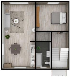 Zentrale 65m2 2-Zimmer Wohnung in Dachau beim Fluss - Dachau - 2
