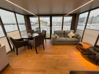 Hausboot Fjord MobyDick in Flensburg mit Dachterrasse - Flensburgo - 9