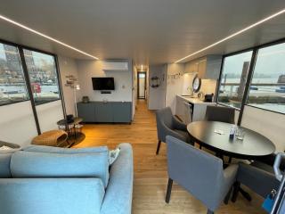 Hausboot Fjord MobyDick in Flensburg mit Dachterrasse - Flensburgo - 5