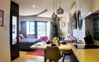 Dominiks pink dream Studio Balcony Ocean View Balcony Fast-Wifi at Tambuli Resort High Floor - Maribago - 0