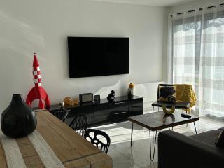Le Refuge du Léman, Duplex neuf de 80m 2, à 5 minutes de Geneve pour 4 à 6 personnes - Douvaine - 5