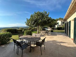 Villa La Ventilière pour 12 Personnes avec Piscine Chauffée, Terrain de Tennis, de Pétanque et Vue Mer - Le Beausset - 9