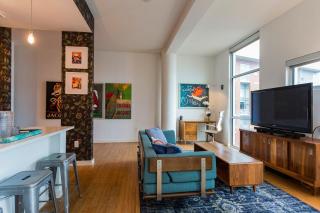 Artsy Retreat Condo 30day min w WiFi AC Parking TV Furnished Rooftop 3455 - Nashville - 5