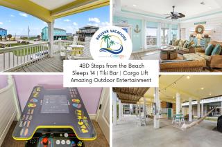Sconset South 4BR Beach Escape! Deck, Bar, Games & Gulf Views - Port Bolivar - 0