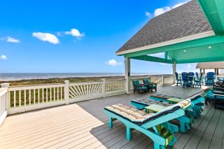 Beachfront Hideaway! Luxury Beachfront, SwimSpa, Game Room, Firepit by Bolivar Vacations - 2