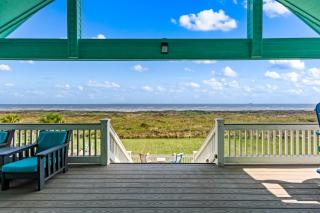 Beachfront Hideaway! Luxury Beachfront, SwimSpa, Game Room, Firepit by Bolivar Vacations - Port Bolivar - 1