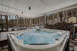 Sqyrls Nest - Hot Tub, Pet Friendly, Screen Porch, Grill, Wifi, Fire Pit, Deck, View, Family Friendly, Game Room, Shuffle Board, Wood Stove - Berkeley Springs - 4