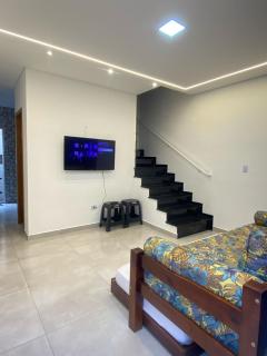 Casa em condomínio 400m da praia - Praia Grande - 7