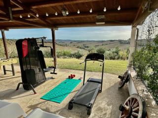 Room in Holiday house - Historic house with swimming pool, barbecue, gym in Senigallia - The Girasole - Ponticelli - 6