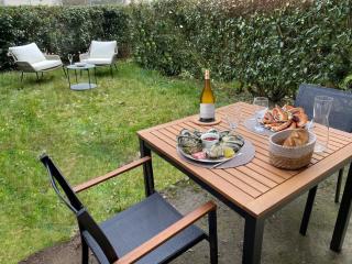 Beau studio avec accès plage, jardin, piscine, tennis, vélos, Netflix - Cabourg - 5