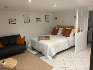 appart studio RDC de maison avec extérieur proche Reims - Tinqueux - 5