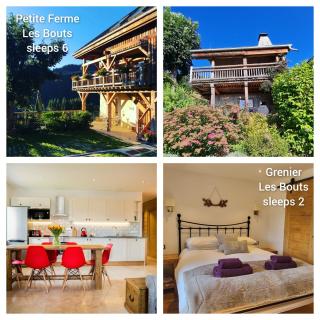 Family stays in Petite Ferme Les Bouts & Grenier Les Bouts - 2 properties side by side - La Côte dʼArbroz - 0