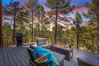 Kachina A-Frame Hideaway Hot Tub Fire Pit Pine - Mountainaire - 7