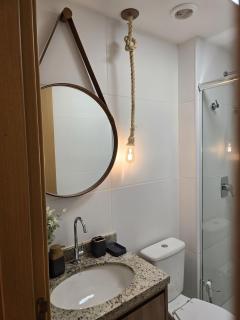 Apartamento Decorado 3/4 em condomínio frente Mar - Baixio - 6