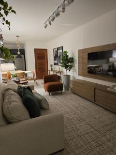 Apartamento Decorado 3/4 em condomínio frente Mar - Baixio - 4