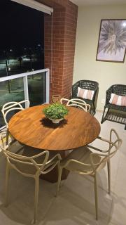 Apartamento Decorado 3/4 em condomínio frente Mar - Baixio - 1