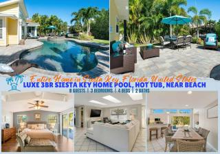 Luxe Siesta Key Home Pool Hot Tub Near Beach - Siesta Key - 0