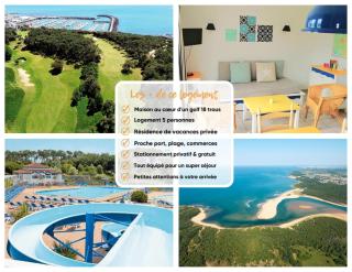 "ENTRE GREENS ET VAGUES" Maison de vacances, cœur d'un golf, résidence privée, accès piscines gratuit - Talmont - 9