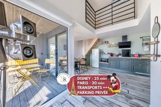 L'Escapade - PARIS 20 min - DISNEY 25 min - GARE 3 min à pied - PARKING - Confortable & Moderne - Free WIFI - Pomponne - 0