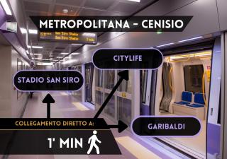 SEMPIONE-CITYLIFE, Suite Elegante - METRO M5 ad 1 minuto - Milan - 7