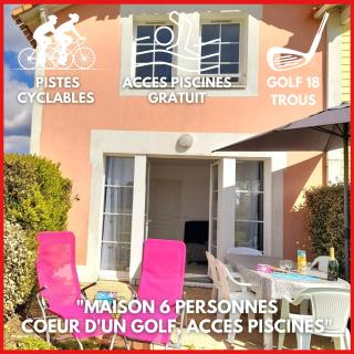 "VUE SUR LE GOLF" Maison 6 personnes, au cœur du Golf, village vacances, accès piscines gratuit - Talmont - 0