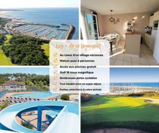 "VUE SUR LE GOLF" Maison 6 personnes, au cœur du Golf, village vacances, accès piscines gratuit - Talmont - 9
