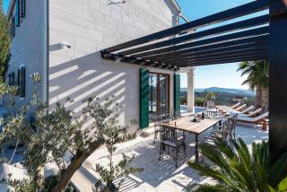 Stone Villa Smokvica with vineyard, swimming pool, jacuzzi, gym and panoramic sea views - Rogoznica - 6