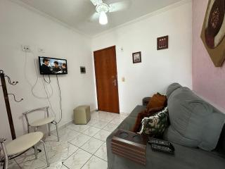 Apto com sacada próximo do mar - Aviação - Praia Grande - 0