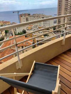 Amazing see view with big balcony near Grimaldi and direct lift to Monaco close to Casino and Larvotto Parking available u - Beausoleil - 1