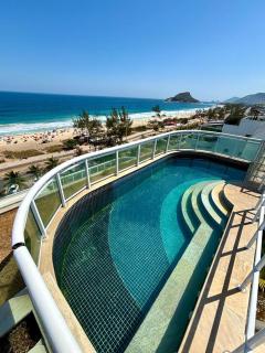 Apartamento duplex com piscina frente mar Recreio - Rio de Janeiro - 0
