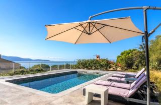 Villa le Palmier 10 personnes piscine, vue mer, plage - Olmeto - 0
