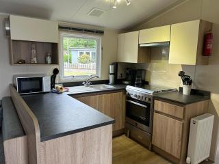 Chalet Kegelrobbe mir riesiger überdachter Terrasse am Kransburger See 544 - 4