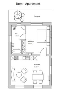 Dom-Apartment im Herrenhaus Rheinblick - 6