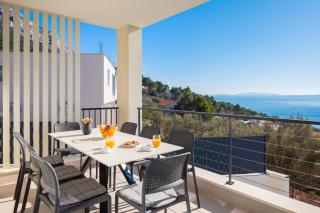 Villa Maris & Ivana Brela 2x28m2 heated pool gym - 5