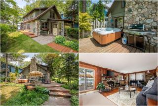 Sunset Retreat Private Family Lakeside Home w Hot Tub 2819 - Traverse City - 0