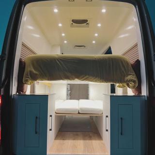 2022 Mercedes Campervan with Electric Bikes - 2