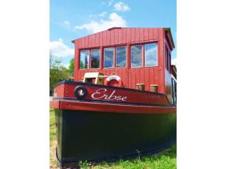 Filmschip "Erbse" - buitengewoon woonboot op het land - Wiesentheid - 7