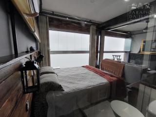 Apartamento Chalé da Ilha - Ar Cond e Super VISTA - São Vicente - 9