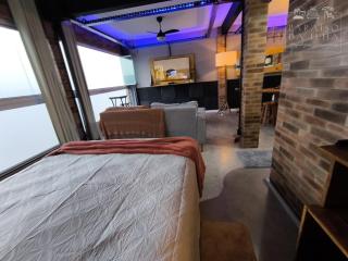 Apartamento Chalé da Ilha - Ar Cond e Super VISTA - São Vicente - 8