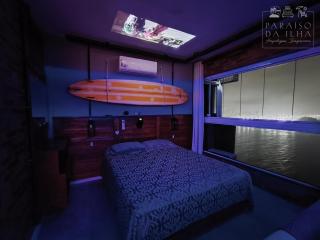 Apartamento Chalé da Ilha - Ar Cond e Super VISTA - São Vicente - 2