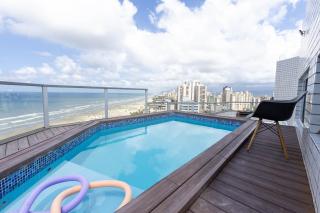 Cobertura a beira mar com piscina e churrasqueira - 0