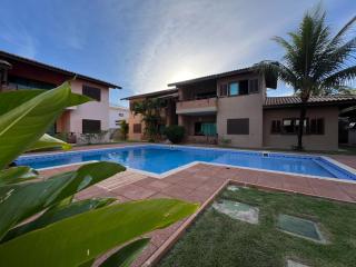 450m da PRAIA Taperapuan; 2 suítes; Piscina; WiFi 300 mbs; 2 pavimento; Churrasqueira; Estacionamento Gratuito 1 carro. - Porto Seguro - 5